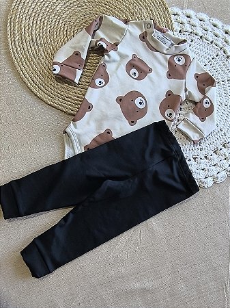 Conjunto Térmico Pettenati Estampado Body + Calça – Conforto e Flexibilidade