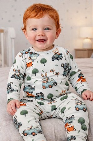 Conjunto Térmico Infantil: Blusa Manga Longa e Calça Conforto