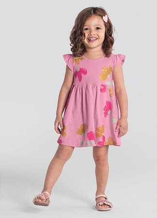 Vestido Infantil Menina de Flores
