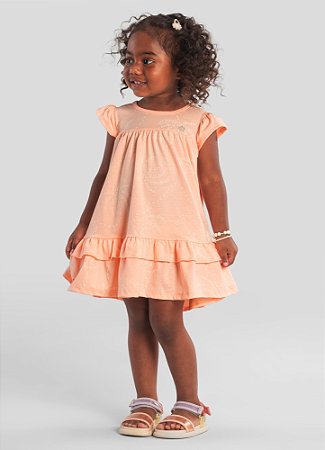 Vestido Infantil Menina de Mini Flores