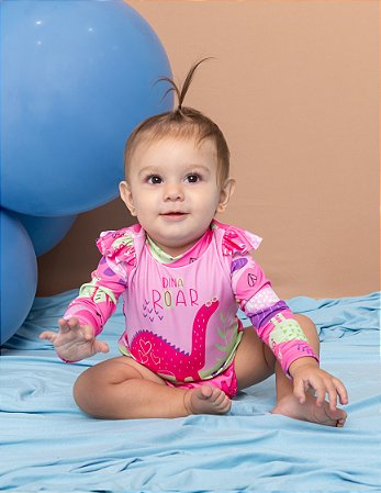 Conjunto Menina em Malha UV: Blusa e Calcinha