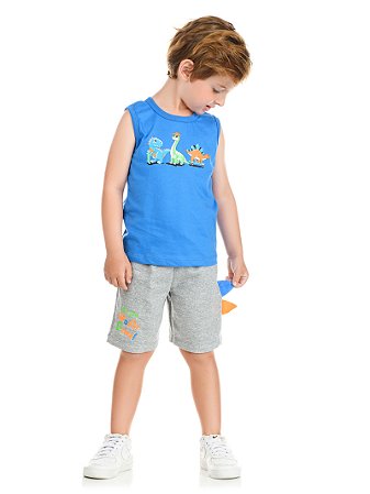 Conjunto Infantil Menino: Regata e Bermuda