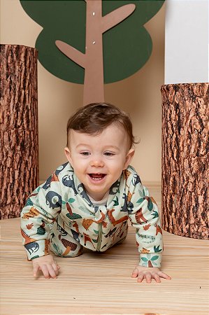 Macacão Bebê Boucle Estampado