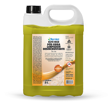 KLYO MAX LIMPADOR DESINCRUSTANTE ACIDO 5 LITROS