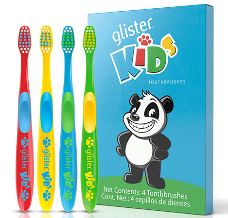 ESCOVA DE DENTES GLISTER KIDS - 1 UNIDADE