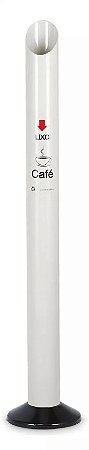 LIXEIRA PARA COPO DESCARTAVEL DE CAFE- BRANCO