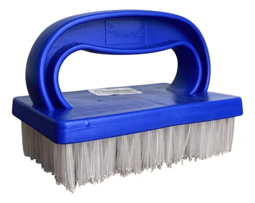 Escova Multiuso Macia Limpeza Estofados Tech Azul Bralimpia