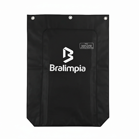 Saco Coletor Carrinho Limpeza Bralimpia Preto 90l Reforçado