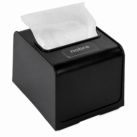 Dispenser Guardanapo Com ou Sem Porta Sachê Preto