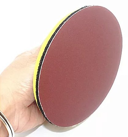 10 Disco De Lixas Variadas 2 De Cada Grão, Velcro 180mm 7 polegadas