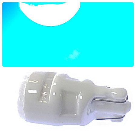 Lâmpadas T10 Porcelana AZUL CRISTAL Cerâmica Ultinon Farolete 3 Leds AZUL CRISTAL