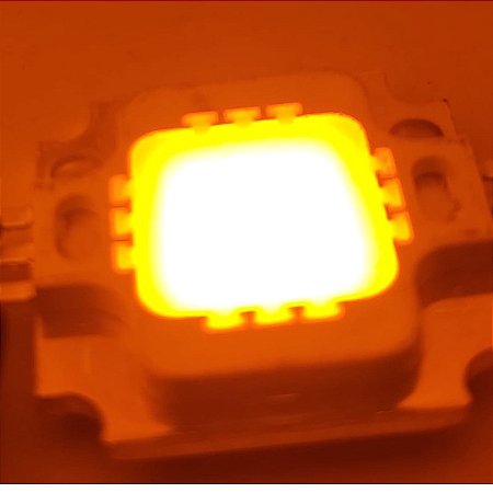 Led 10w AMARELO para luminárias de aquário refletores SUPER LED