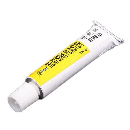 Gesso Dissipador Condutora Térmica De Silicone Pasta De Arrefecimento cola Adesivo Para Computador Dissipador