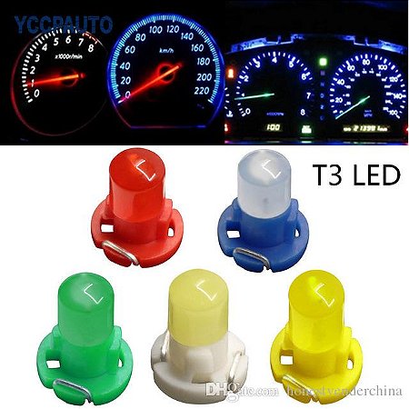 Lâmpada T3 COB BRANCO 12v para painel automotivo 12v