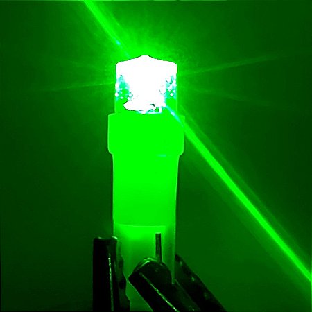 Lampada T5 acrílico VERDE led T5 Painel Carro Moto camarãozinho-unidade