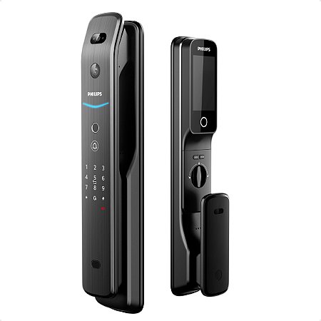 Fechadura DL709 Reconhecimento Facial Biometria Wifi Philips