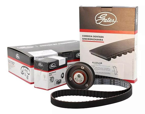 Kit Correia Dentada/ Tensionador Vw Gol/ Parati/ Voyage 1.6/1.8/2.0 8v Gates