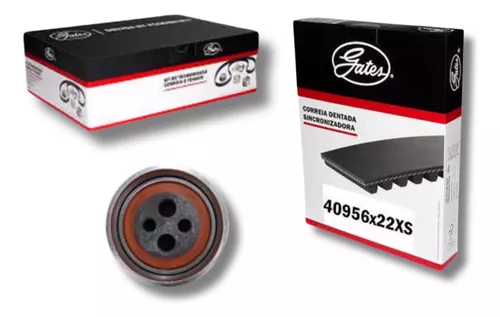 Kit Correia Dentada/ Tensionador Fiat Fire Siena/ Uno/ Palio 1.0 8v Gates