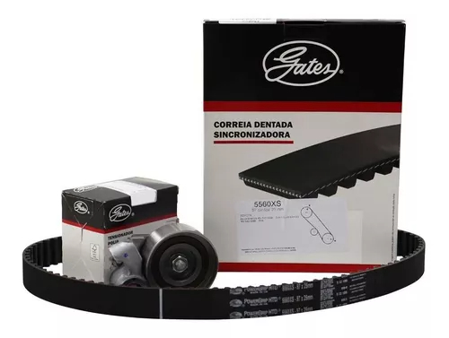 Kit Correia Dentada/ Tensionador Toyota Hilux/ Sw4/ D4D 2.5/3.0 16v Gates