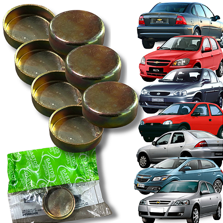 Kit 7 Selos Bloco Motor Monza, Corsa, Astra, Vectra, S10, Celta Bastos