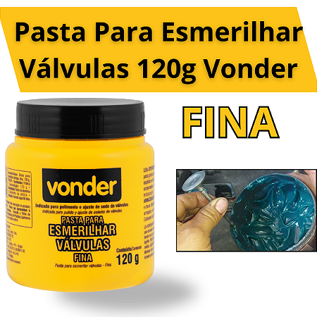 Pasta Fina Para Esmerilhar Válvulas 120 Gramas Vonder