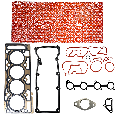 Jogo de Juntas Superior Motor Ford Zetec 1.6 8v Sem Retentores Chapa Elring