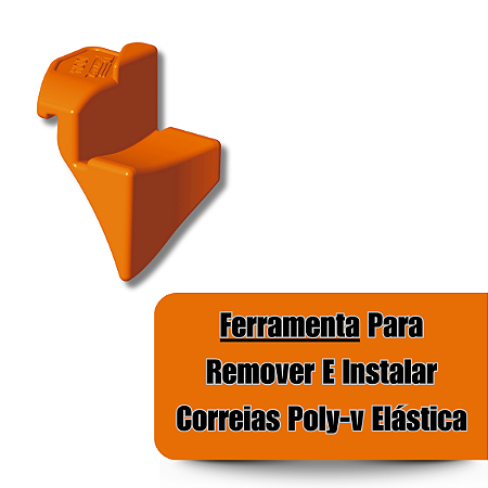 Ferramenta Para Remover e Instalar Correias Poly-V Elástica Universal Motores Modernos Raven