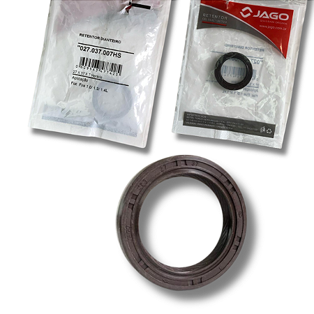 Retentor Dianteiro Virabrequim Fiat Fire E Fire Evo 1.0 1.3 1.4 8v 27X37X7 Jago