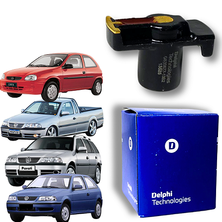 Rotor Distribuidor Vw Gol, Parati, Santana Gm Corsa Ford  Escort 1.0 1.6 1.8 2.0 8/16v Delphi