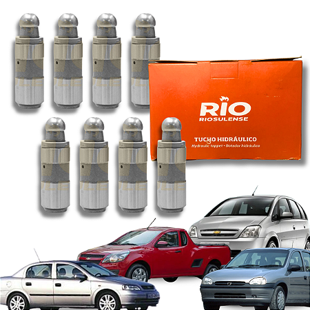 Jg Tucho Válvulas Não Roletado Gm Fiat 1.0 até 2.4 8v Corsa Celta Riosulense