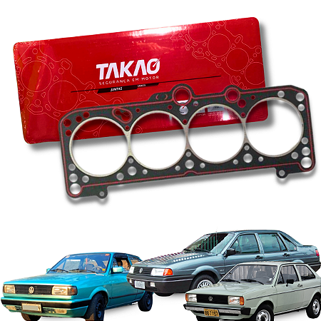 Junta Cabeçote Vw Ford Ap 1.6 1.8 8v Escort Del Rey Pampa Gol Parati Saveiro Takao