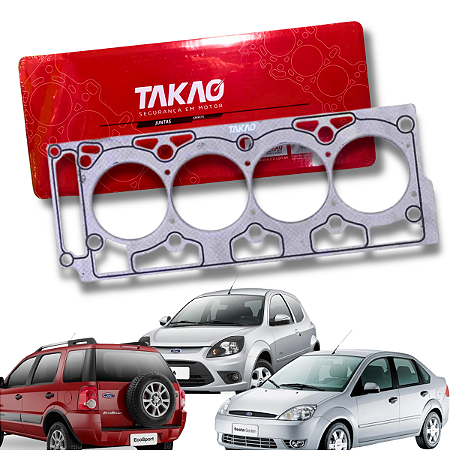Junta de Cabeçote Ford Zetec Rocam 1.6 8v Courier Ka Fiesta Ecosport Focus Takao