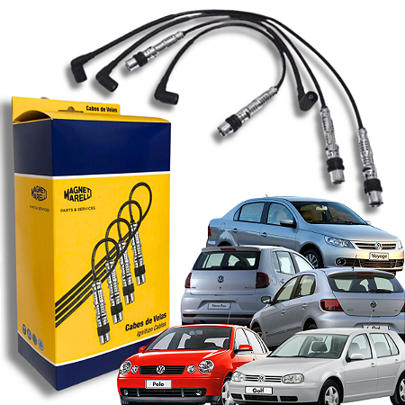 Cabo de Velas Ignição Vw Ea111 Power 1.6 8v Gol Golf Fox Voyage Polo Saveiro Magneti Marelli