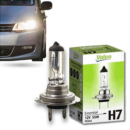 Lâmpada H7 Farol De Milha, Alto, Baixo 55w 12v Amarelo Valeo
