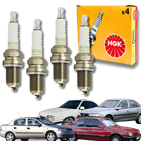 Jogo Vela de Ignição Gm 1.6 1.8 2.0 2.2 16v Astra Vectra Zafira Ngk