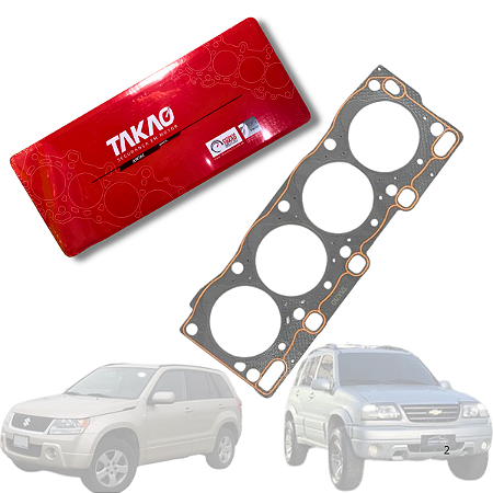 Junta cabeçote GM Tracker Kia Sportage Diesel 2.0 8V fibra Takao