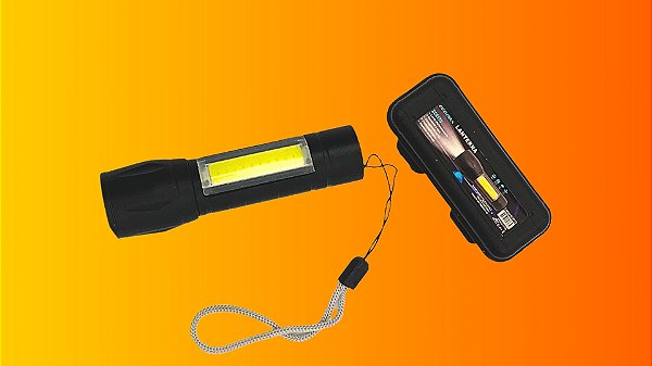 Mini Lanterna Recarregável Ecooda EC6175 – LED T6, USB, 3 Modos, 85000 Lumens