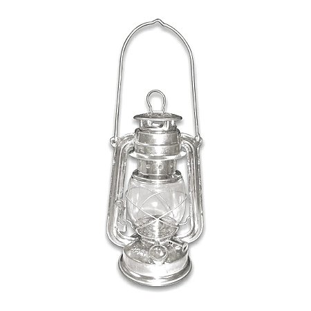 Lampião a Querosene Zincado Kala – Tradicional, Decorativo e Resistente