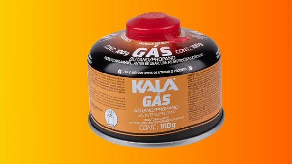 Cartucho de Gás Butano 100g Kala – Compacto, Recarregável e Seguro