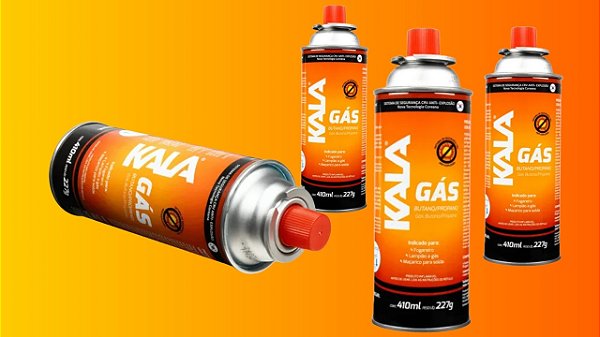 Cartucho de Gás Butano/Propano 227g Kala – Alta Performance