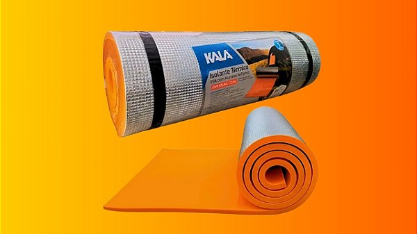 Isolante Térmico EVA com Alumínio Refletivo 180×50 cm Kala – 97% Refletividade