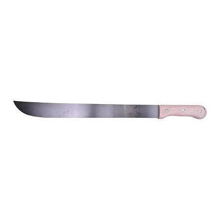 Facão Collins 18" Cabo de Madeira Reforçado – Corte Profissional para Mato, Hortas e Jardinagem
