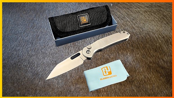 Canivete CJRB Pirita Wharncliffe AR-RPM9 – Cabo de Aço Inoxidável com Rolamentos Cerâmicos (19cm)