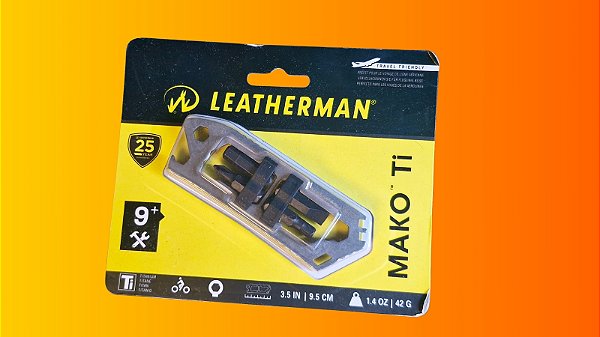 Ferramenta Multifunção Leatherman Mako Ti – Corpo em Titânio e 42g