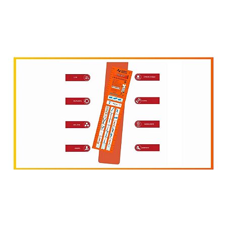 Tala de Imobilização SANKE RESCUE – Flexível, Reutilizável e à Prova d’Água (36"/18")
