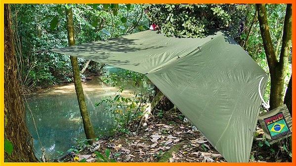 Tarp EX-FA /A2 Ultra Light Pró 3x3m  – Impermeável, Ripstop