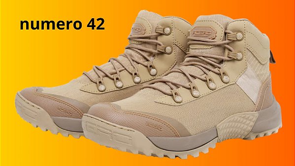Bota Ponto 45 Acero Extra Leve – Ripstop e Microfibra