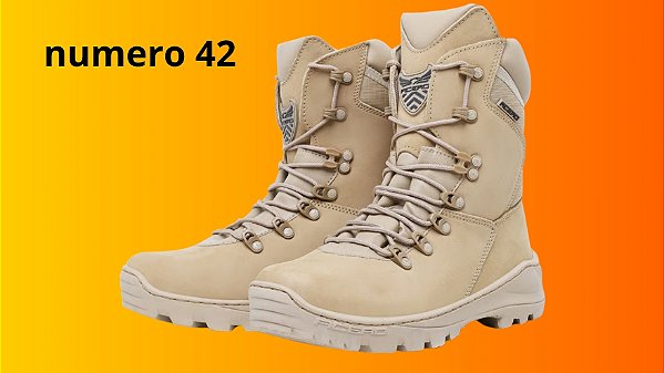 Bota Militar Tiger – Couro Legítimo, Resistência e Agilidade