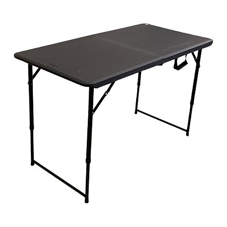 Mesa Dobrável Camper 120cm Preta Kala – Portátil e Resistente