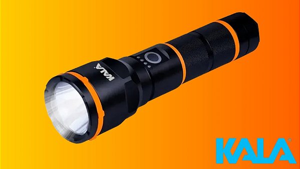 Lanterna Alumínio Recarregável LK 4500 Cree LED Kala